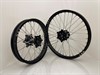 M2R MX Wheelset 21/19, Yamaha/Fantic , Black/Black/Silver/Silver
