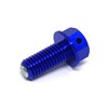 ZETA Magnetic Drain Bolt M10x22-P1.5 Blue (KXF450 06-15)