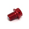 ZETA Magnetic Drain Bolt M12x15-P1.5 Red (CR/CRF, YZ250, CRF1000L)