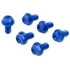ZETA Fork Guard Bolt Set 6pcs.Yamaha-2Blå