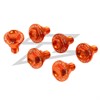 ZETA Fork Guard Bolt Set 6pcs.KTM 50-530 -23, Husqvarna 14-23,Orange