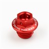 ZETA Oil Filler Plug CRF250R 18-26, CRF450R 21-26, Red