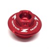 ZETA Oil Filler Plug Suzuki RM 01-, RMZ250/450 07/05-26,Red