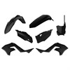 Plastkit MX Kawasaki restyling KX125/250 03-08, KXF 20 style, Svart