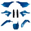 Plastkit MX m gaffelbensskydd, YZ125/250, 22-26, Blå Met
